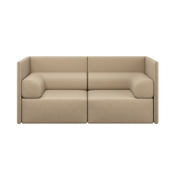 Palo Block 2-seater Sofa Medium Back with Armrests - ökenhem