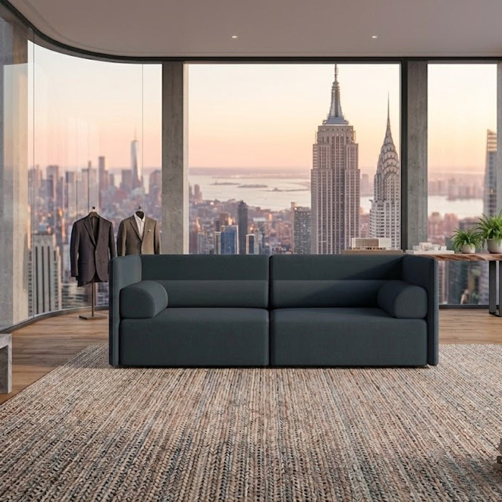 Palo Block 2 - seater Sofa Medium Back with Armrests - ökenhem