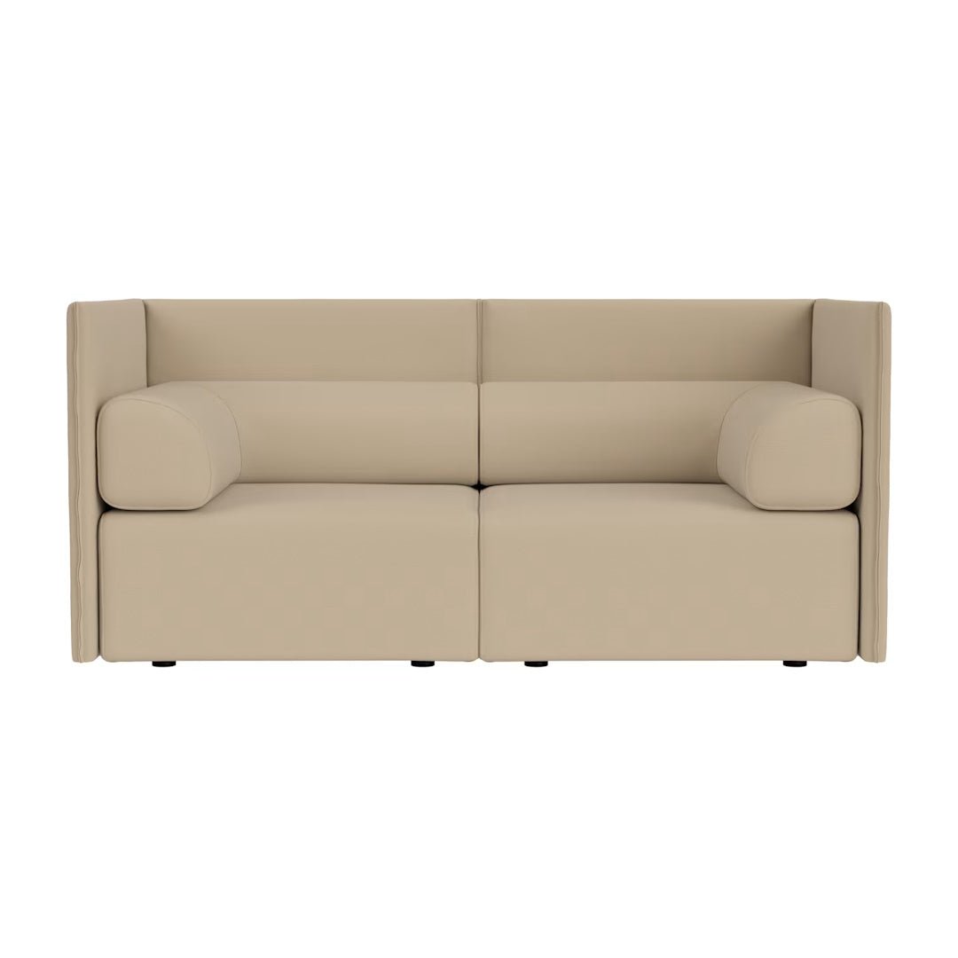 Palo Block 2-seater Sofa Medium Back with Armrests - ökenhem