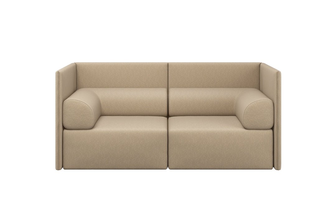 Palo Block 2 - seater Sofa Medium Back with Armrests - ökenhem