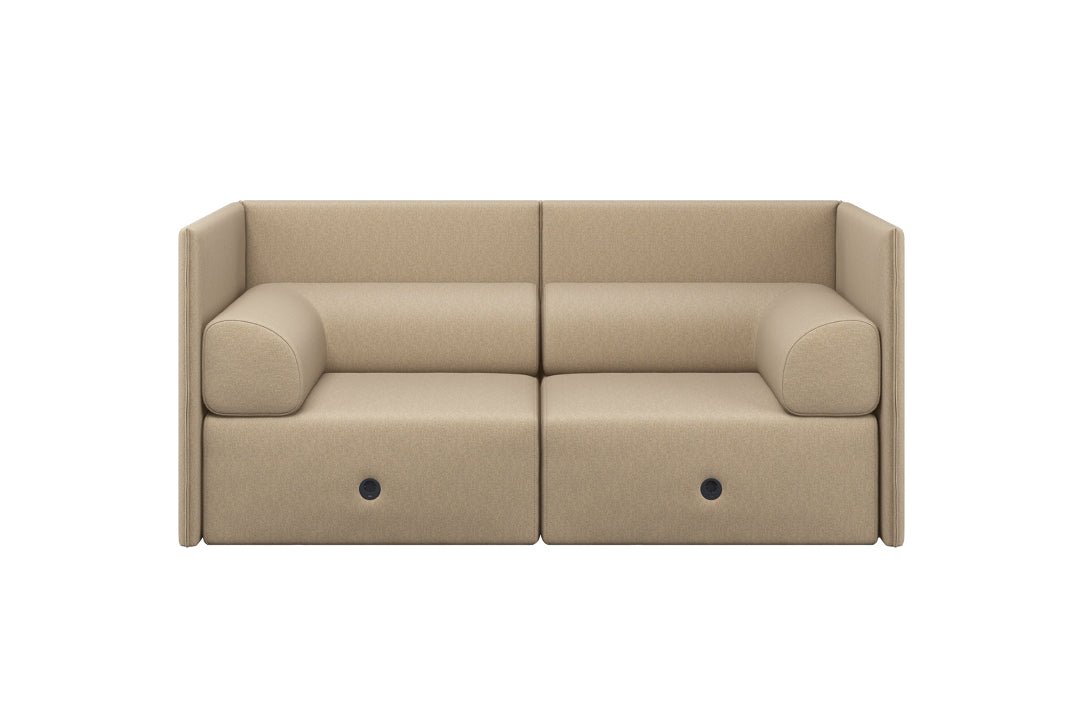 Palo Block 2 - seater Sofa Medium Back with Armrests - ökenhem