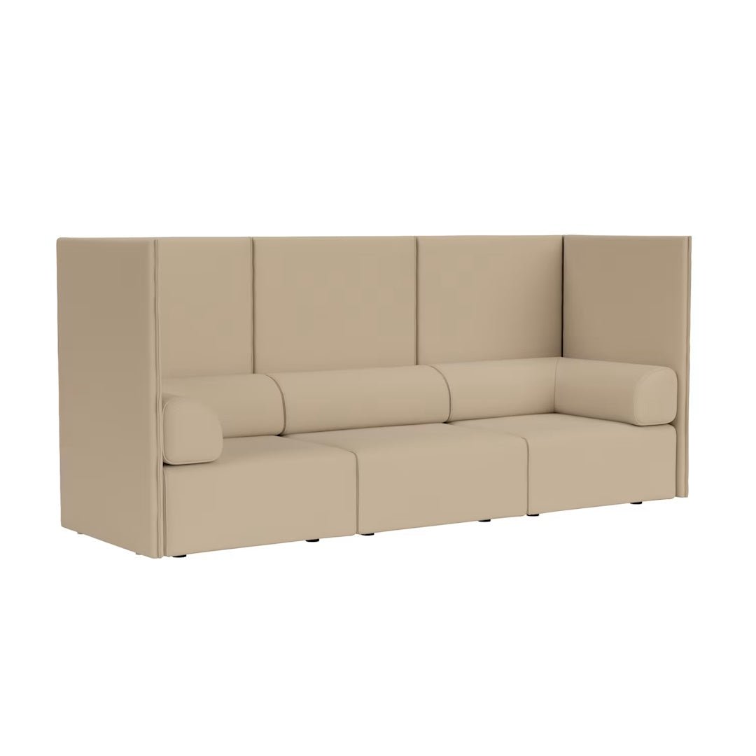 Palo Block 3-seater Sofa High Back with Armrests - ökenhem