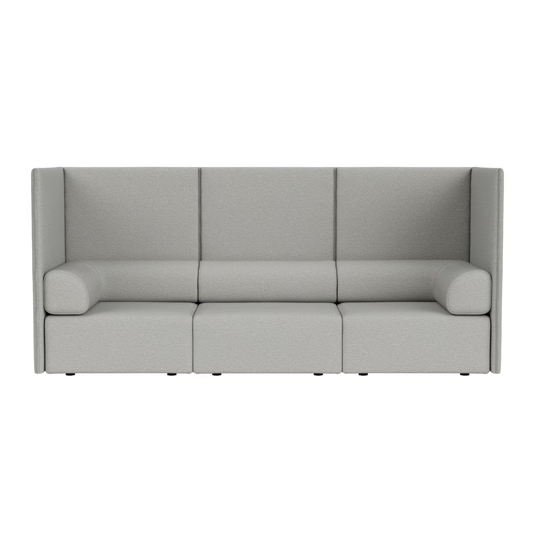 Palo Block 3-seater Sofa High Back with Armrests - ökenhem