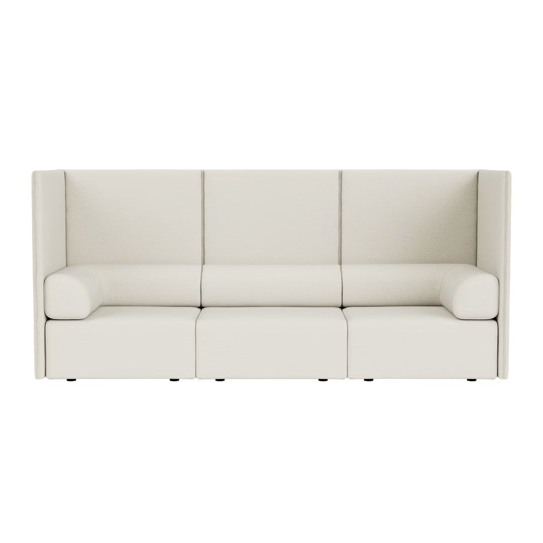 Palo Block 3-seater Sofa High Back with Armrests - ökenhem