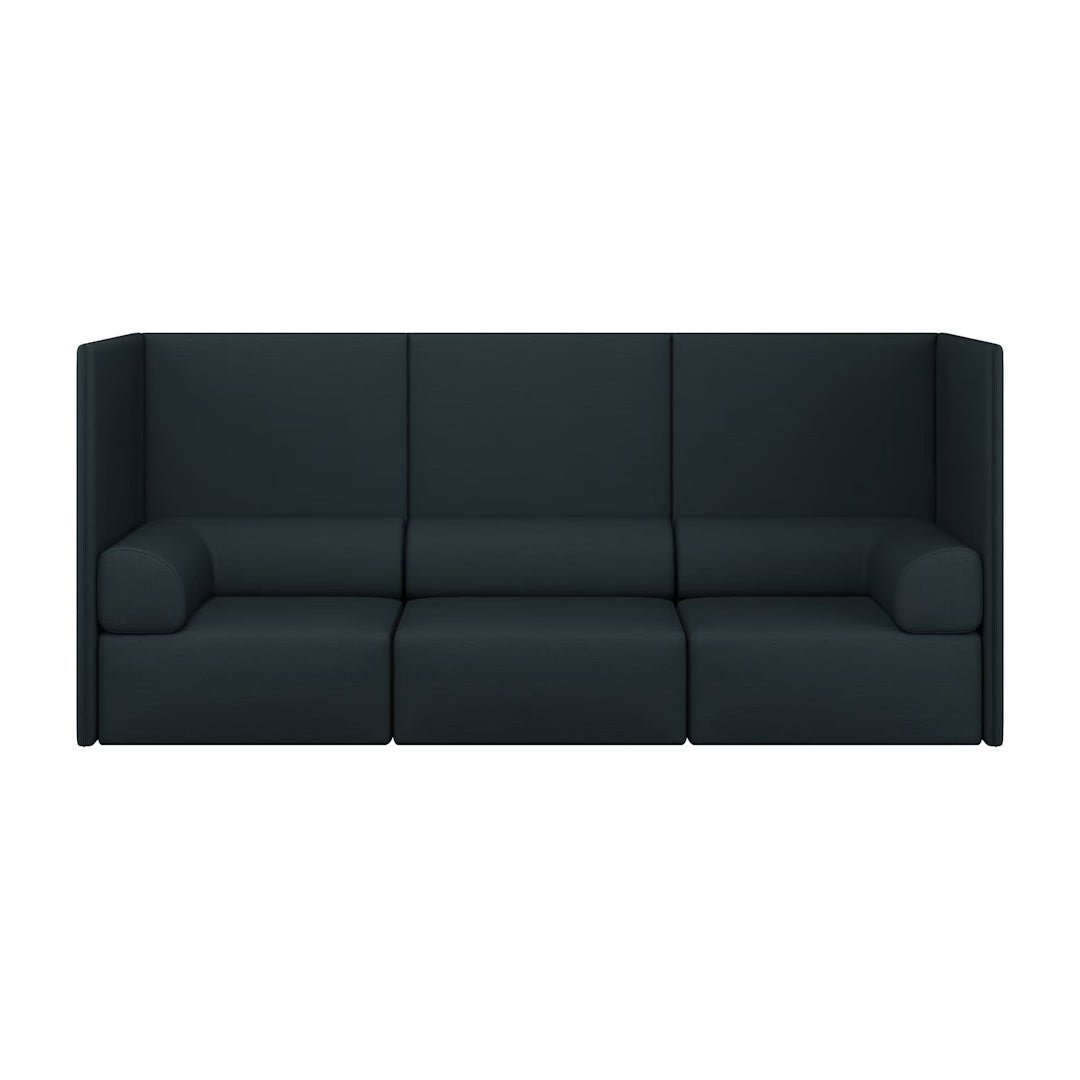 Palo Block 3-seater Sofa High Back with Armrests - ökenhem