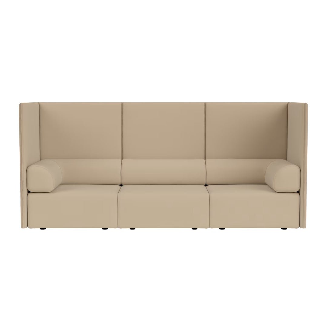 Palo Block 3-seater Sofa High Back with Armrests - ökenhem