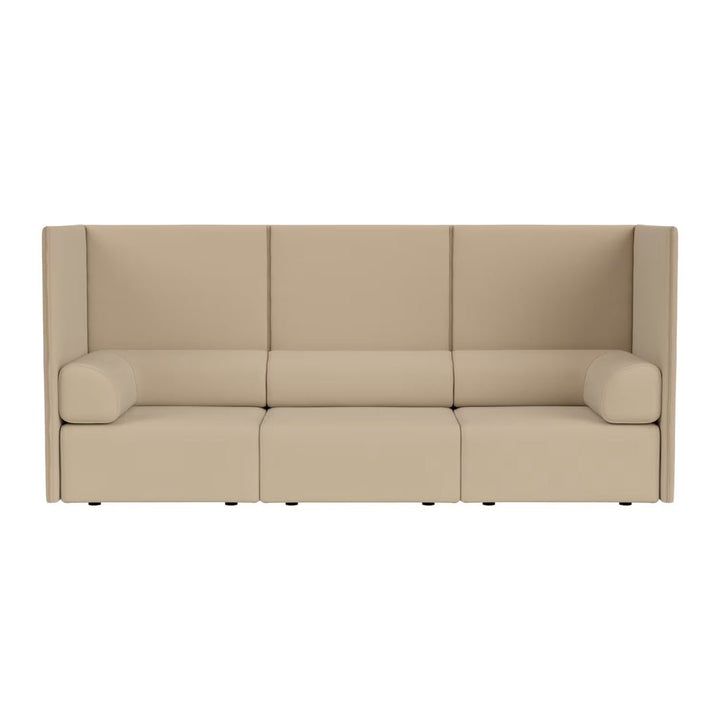 Palo Block 3-seater Sofa High Back with Armrests - ökenhem