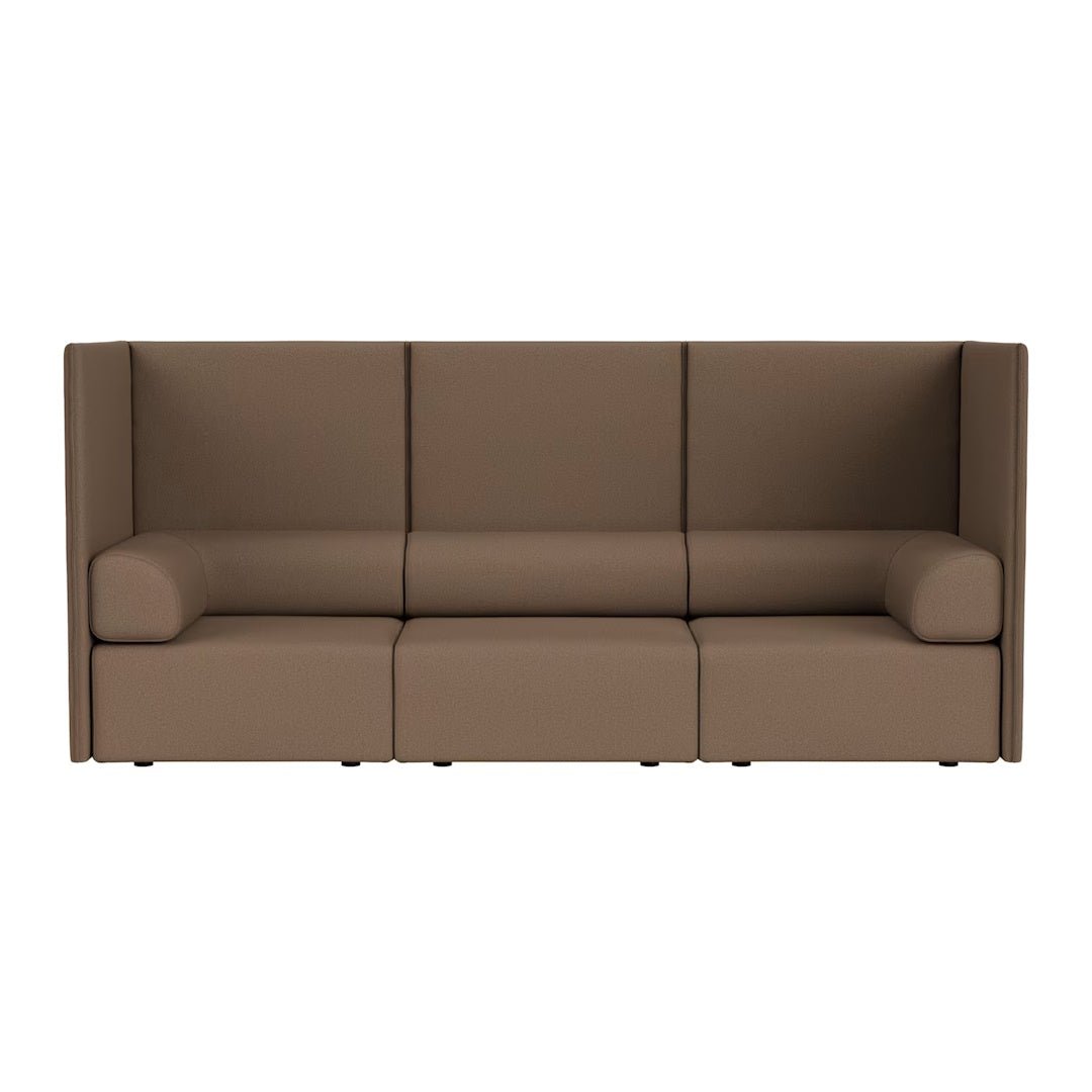 Palo Block 3-seater Sofa High Back with Armrests - ökenhem