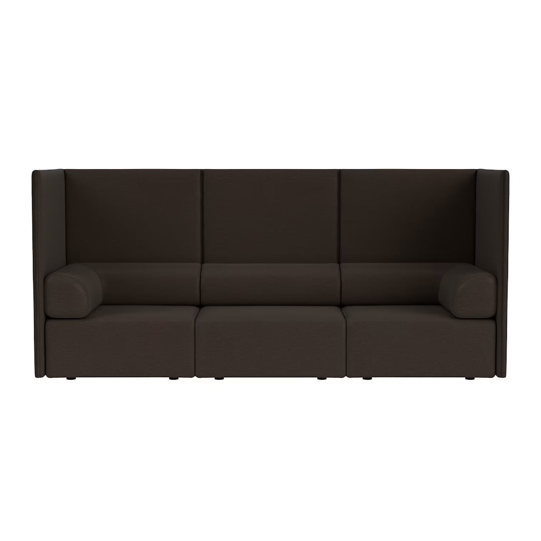 Palo Block 3-seater Sofa High Back with Armrests - ökenhem