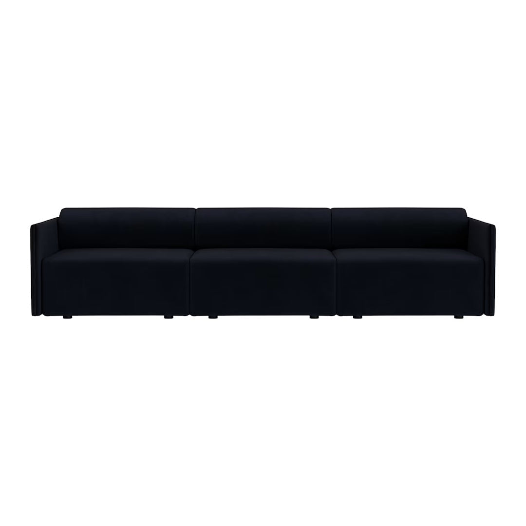 Palo Block 3-seater Sofa Low Back - ökenhem