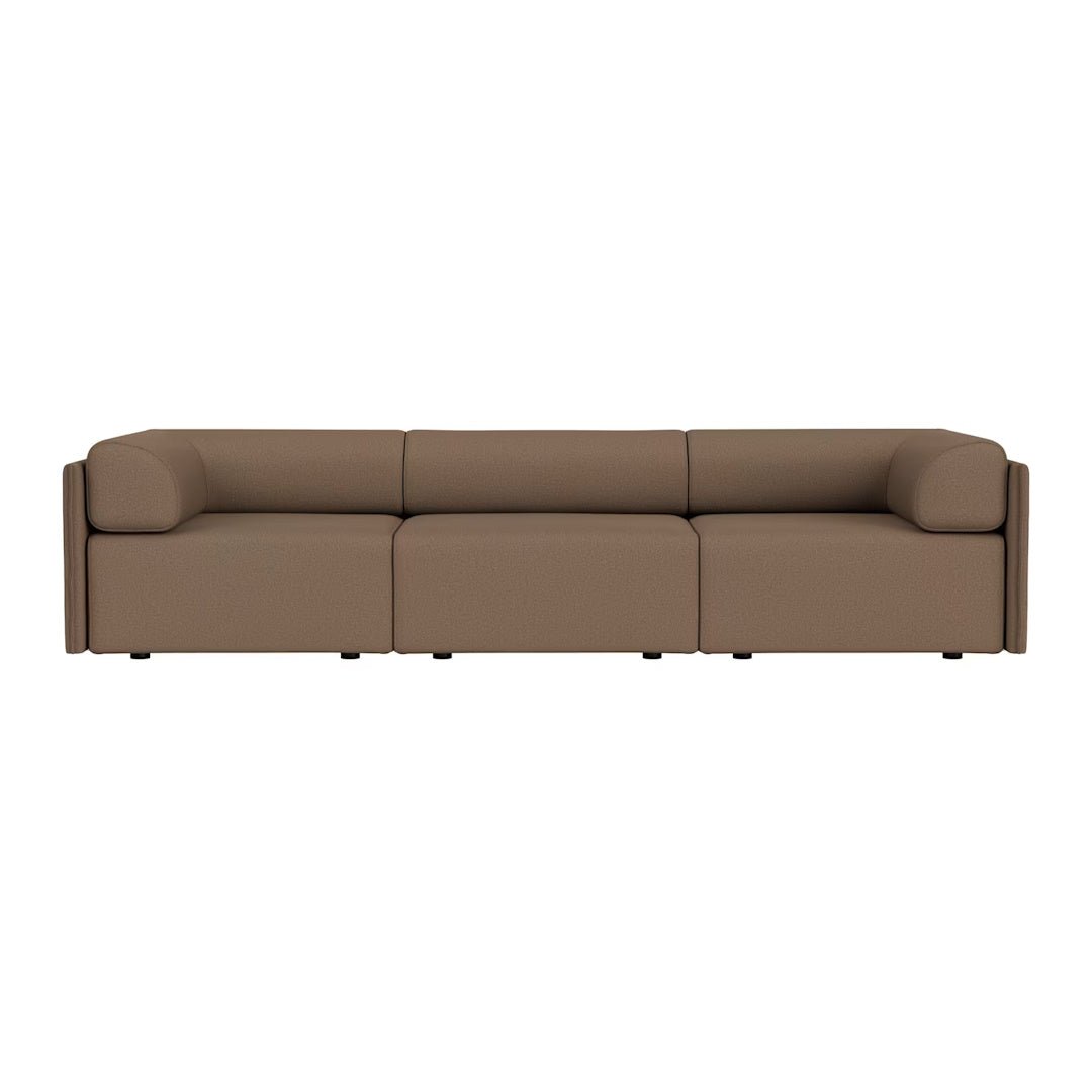 Palo Block 3-seater Sofa Low Back with Armrests - ökenhem
