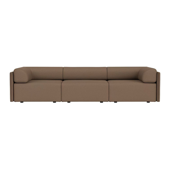 Palo Block 3-seater Sofa Low Back with Armrests - ökenhem