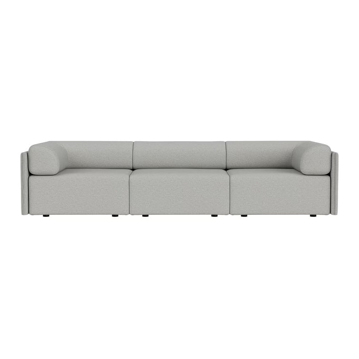 Palo Block 3-seater Sofa Low Back with Armrests - ökenhem