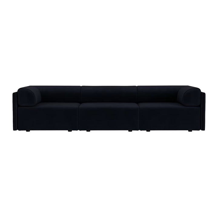 Palo Block 3-seater Sofa Low Back with Armrests - ökenhem