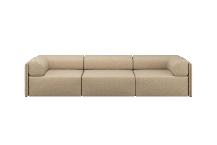 Palo Block 3 - seater Sofa Low Back with Armrests - ökenhem