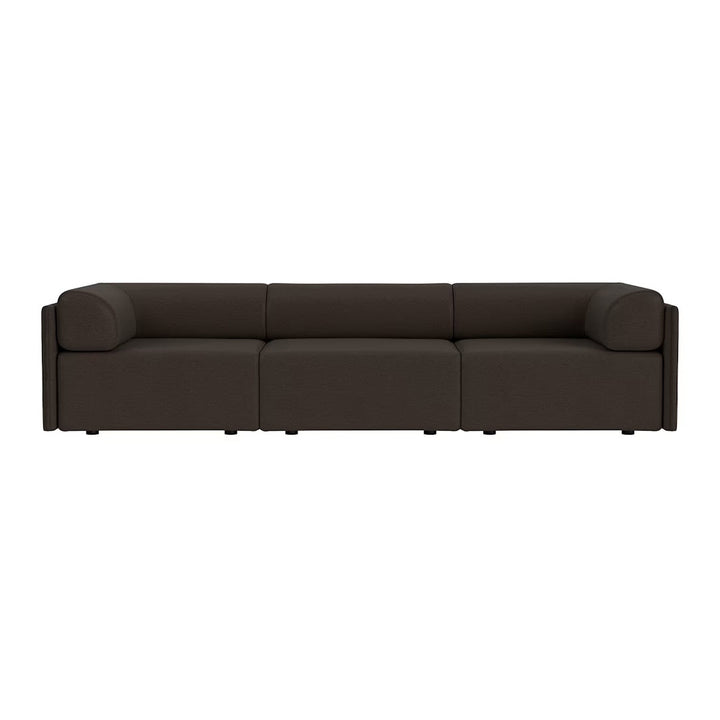 Palo Block 3-seater Sofa Low Back with Armrests - ökenhem