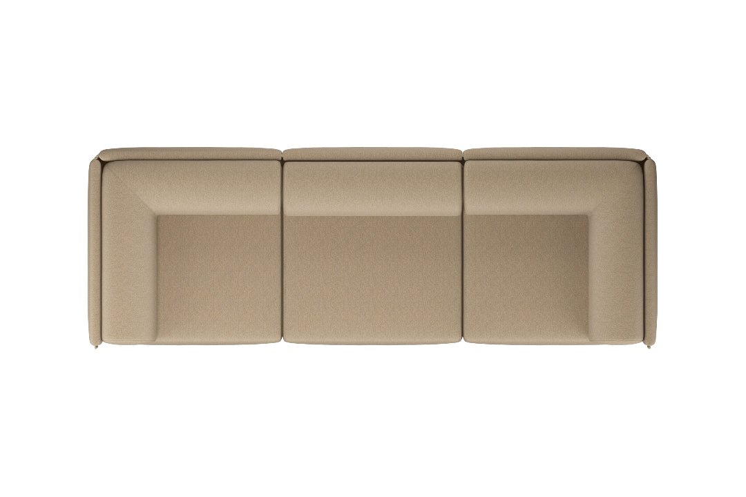 Palo Block 3 - seater Sofa Low Back with Armrests - ökenhem