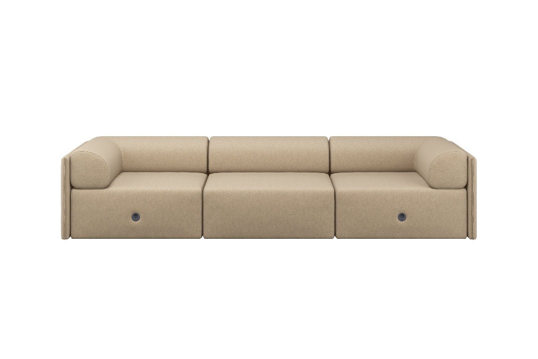 Palo Block 3 - seater Sofa Low Back with Armrests - ökenhem