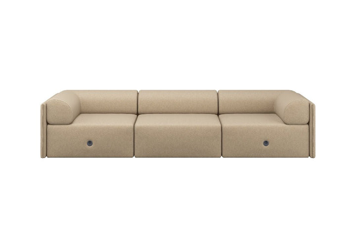 Palo Block 3 - seater Sofa Low Back with Armrests - ökenhem