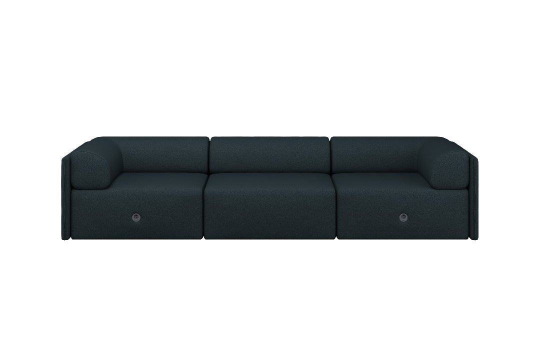 Palo Block 3 - seater Sofa Low Back with Armrests - ökenhem