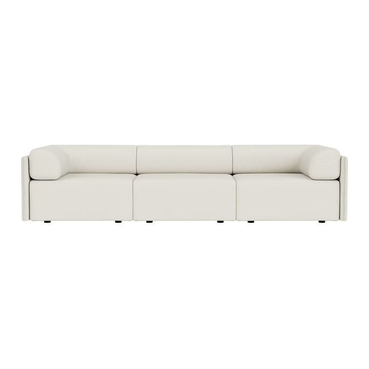 Palo Block 3-seater Sofa Low Back with Armrests - ökenhem