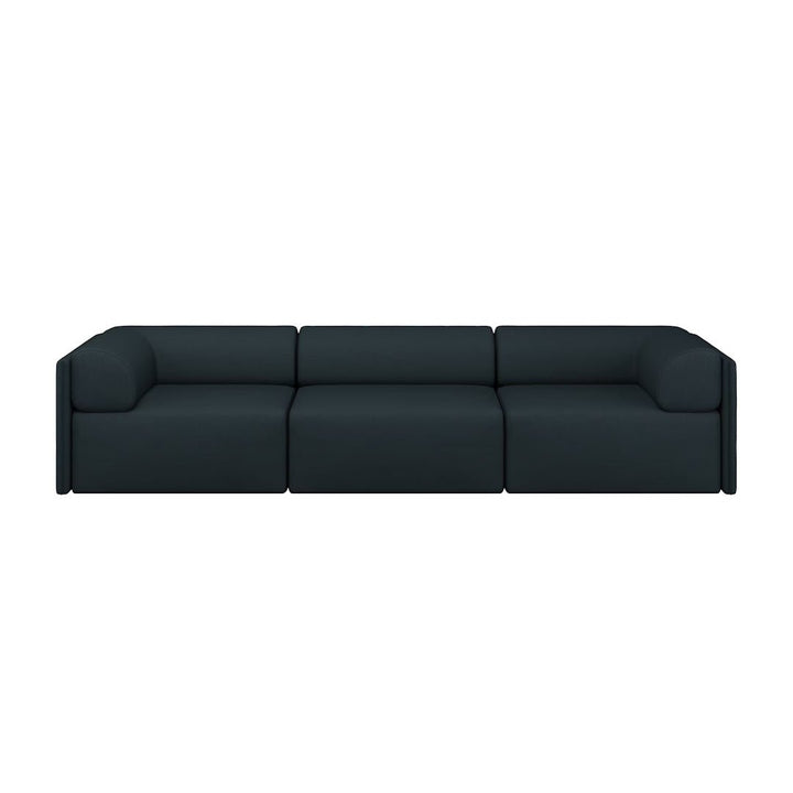 Palo Block 3-seater Sofa Low Back with Armrests - ökenhem