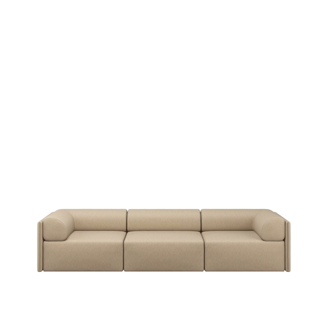 Palo Block 3 - seater Sofa Low Back with Armrests - ökenhem