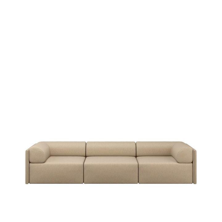Palo Block 3 - seater Sofa Low Back with Armrests - ökenhem