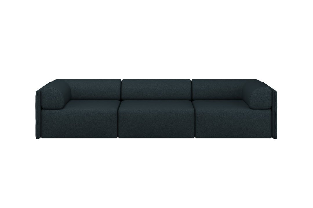 Palo Block 3 - seater Sofa Low Back with Armrests - ökenhem