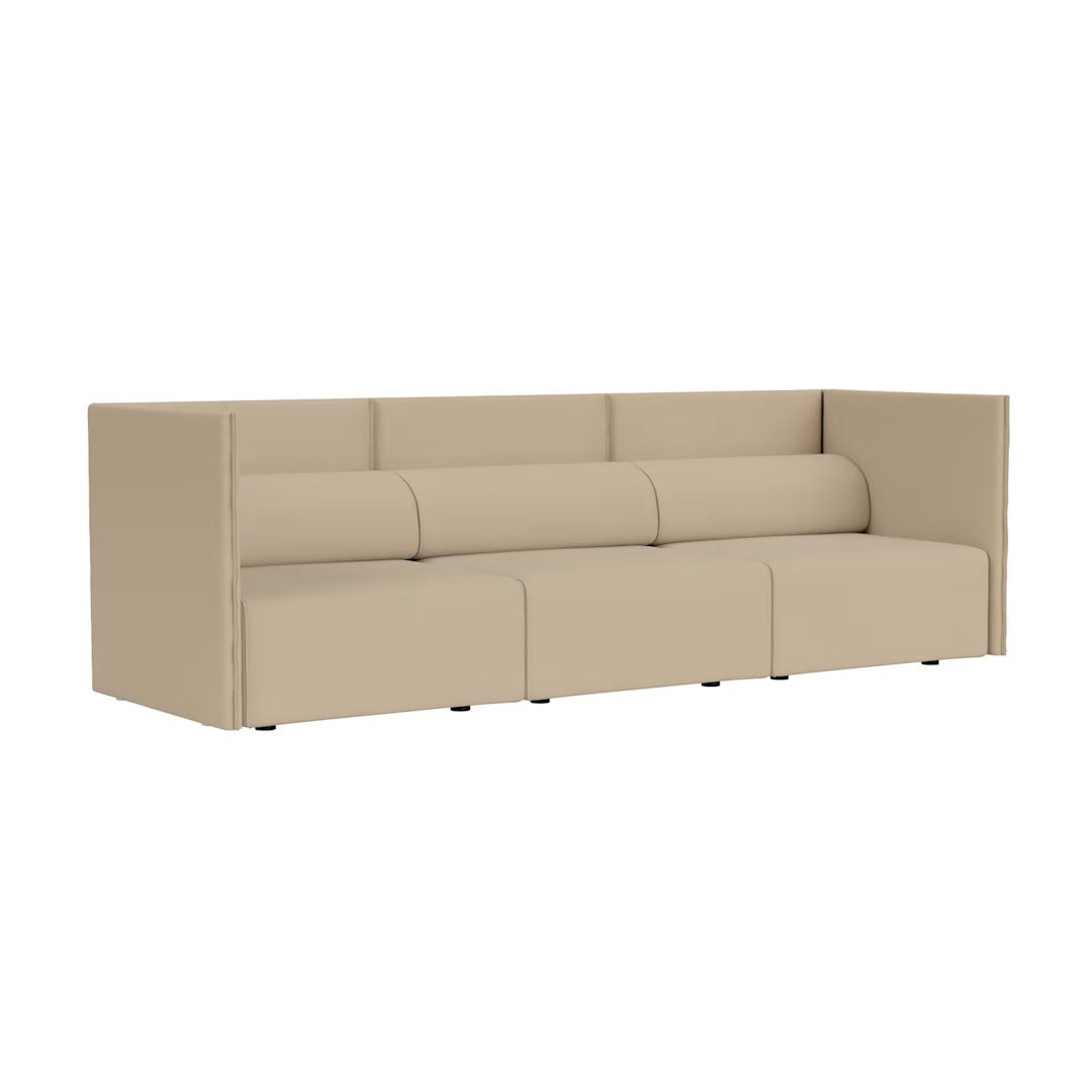 Palo Block 3-seater Sofa Medium Back - ökenhem