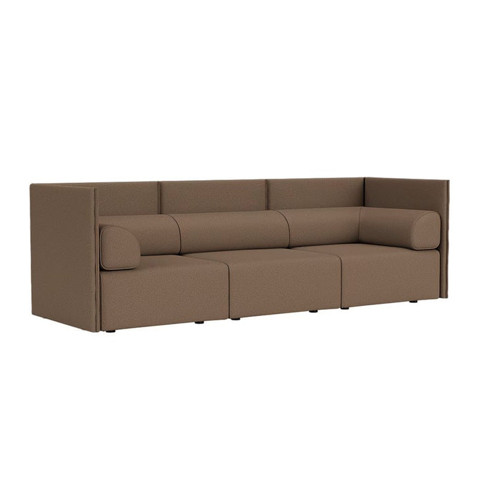 Palo Block 3-seater Sofa Medium Back with Armrests - ökenhem