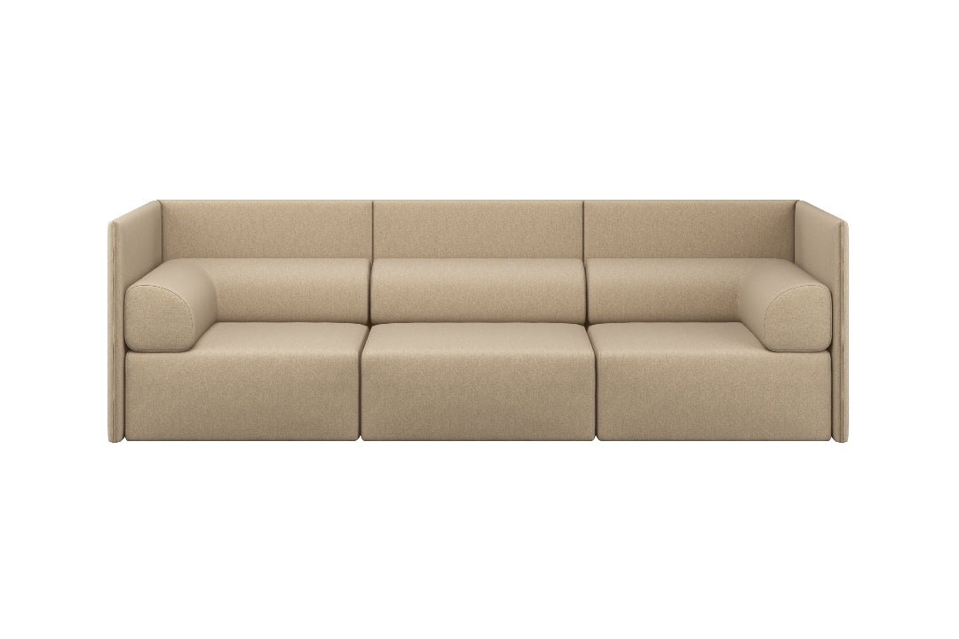 Palo Block 3 - seater Sofa Medium Back with Armrests - ökenhem