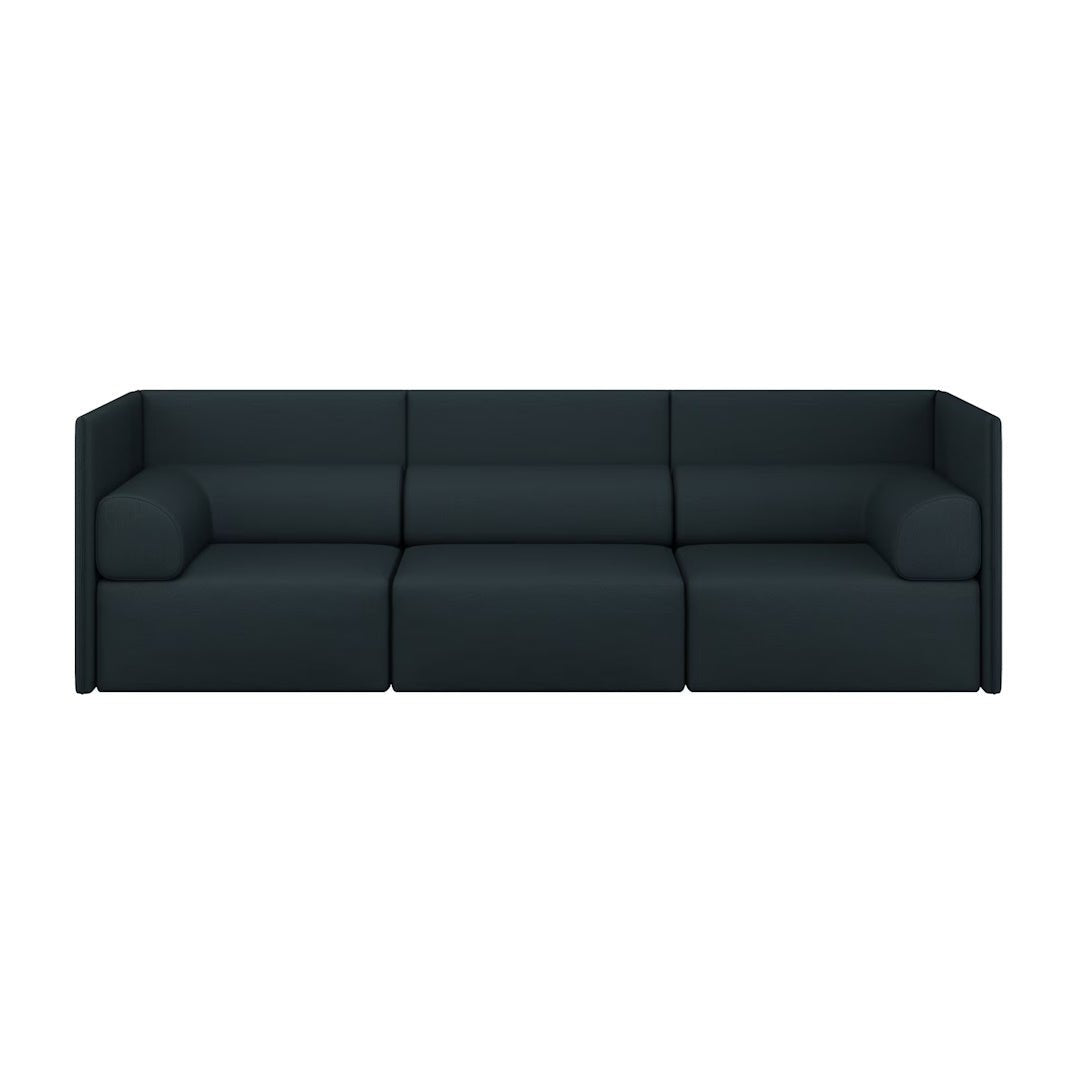Palo Block 3-seater Sofa Medium Back with Armrests - ökenhem