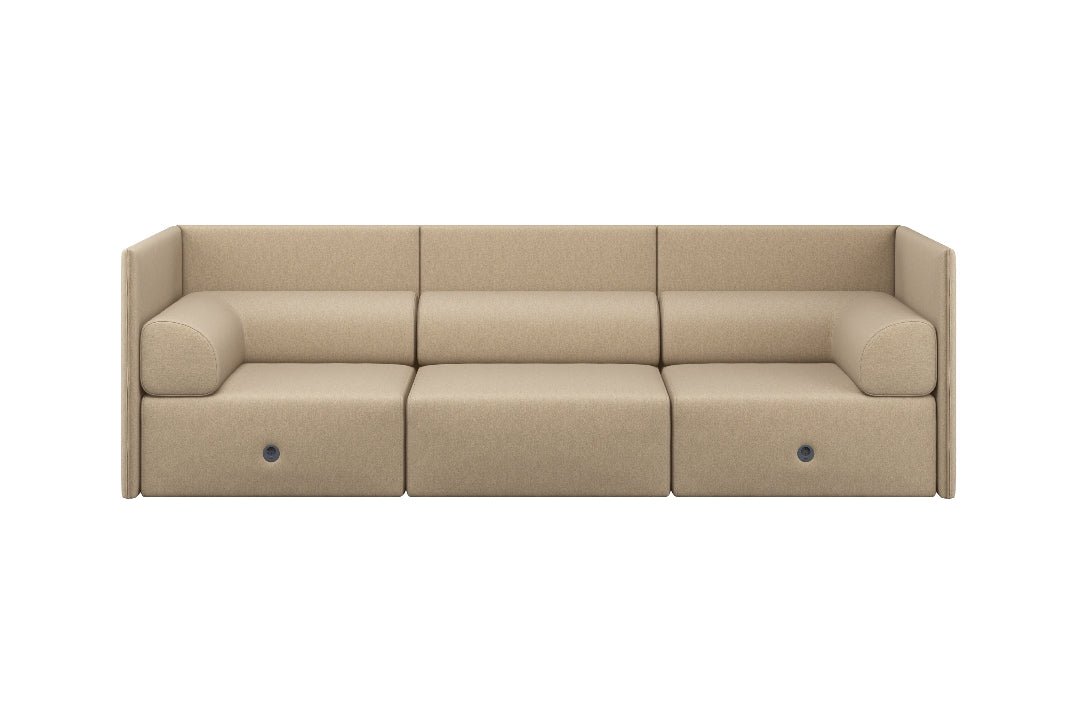 Palo Block 3 - seater Sofa Medium Back with Armrests - ökenhem