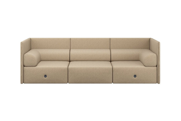 Palo Block 3 - seater Sofa Medium Back with Armrests - ökenhem