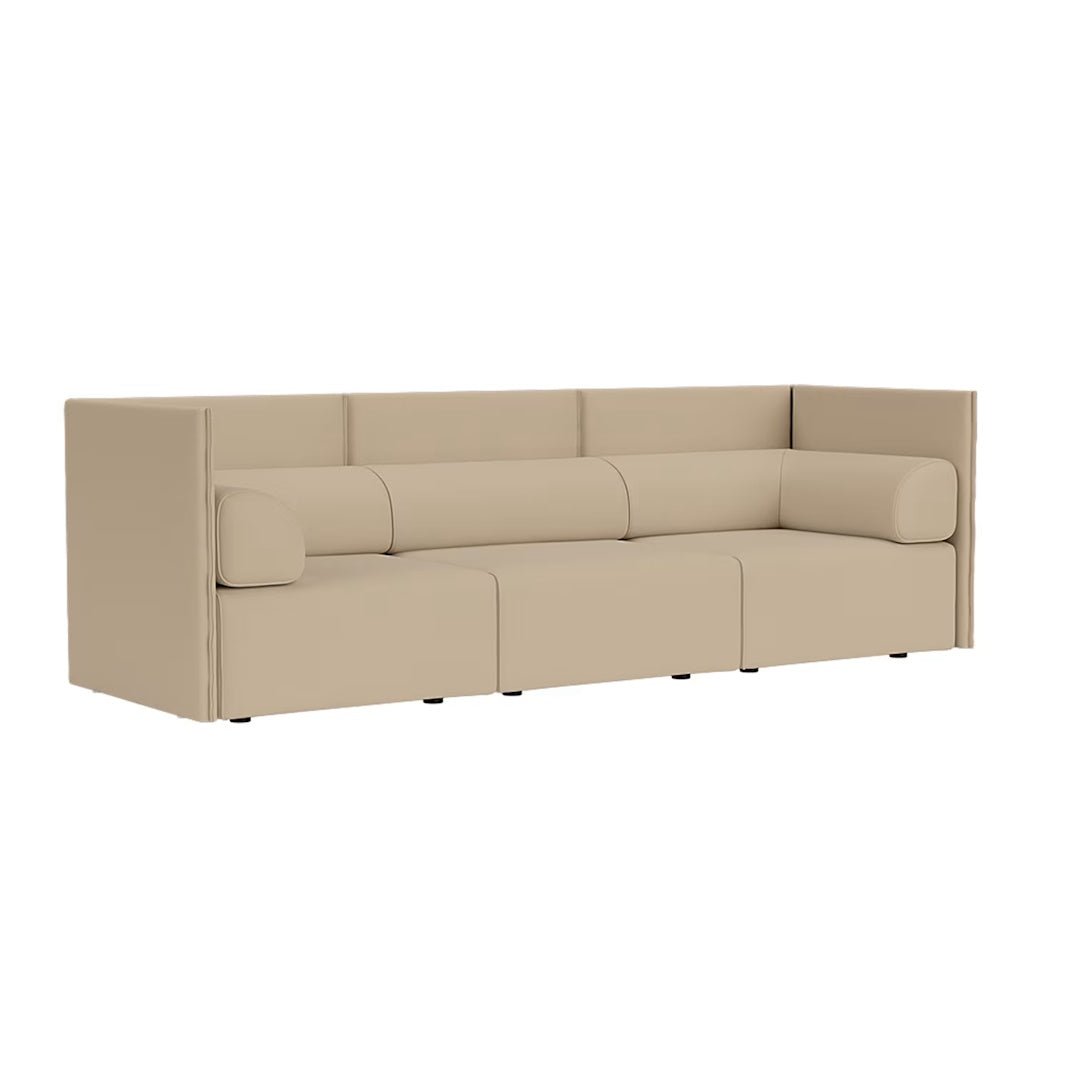 Palo Block 3-seater Sofa Medium Back with Armrests - ökenhem