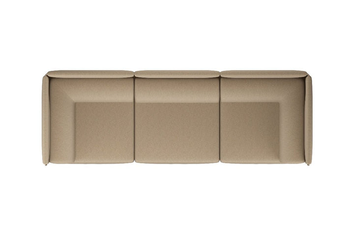 Palo Block 3 - seater Sofa Medium Back with Armrests - ökenhem