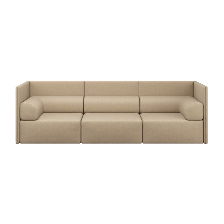 Palo Block 3-seater Sofa Medium Back with Armrests - ökenhem