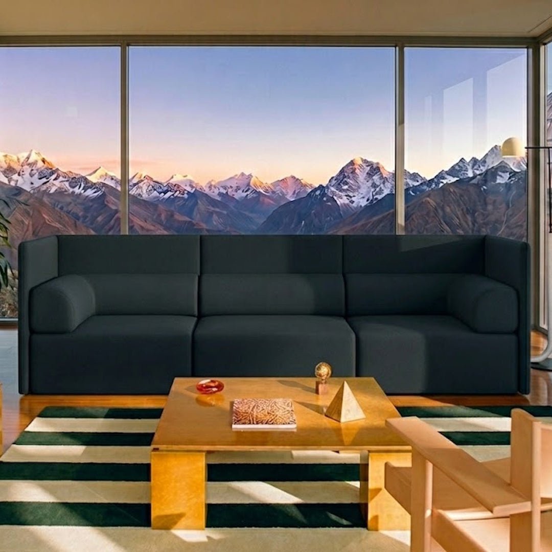 Palo Block 3 - seater Sofa Medium Back with Armrests - ökenhem