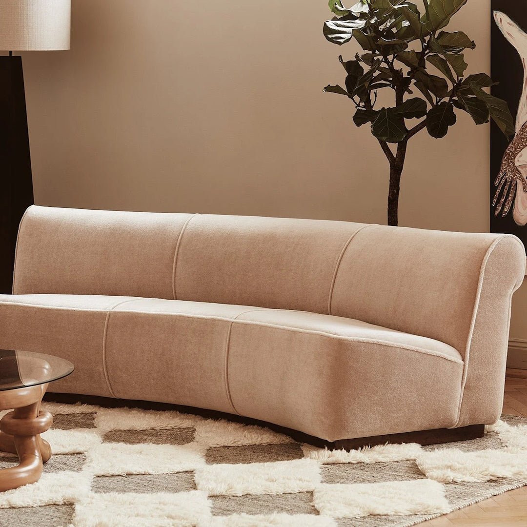 Paris Sofa Baby Velvet Mohair - ökenhem