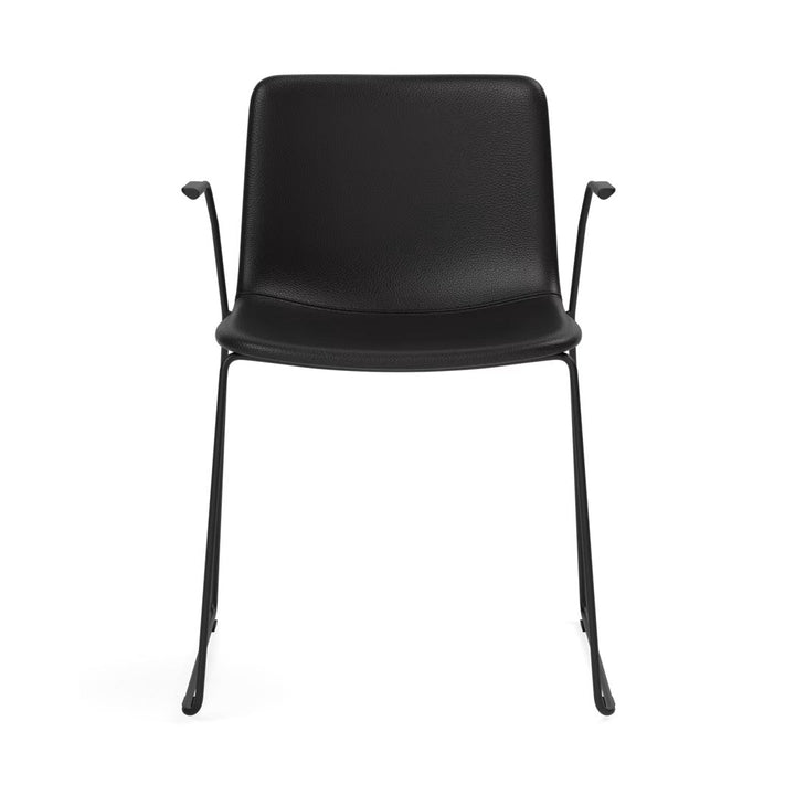 Pato Armchair - Sledge Base, Fully Upholstered - Stackable - ökenhem