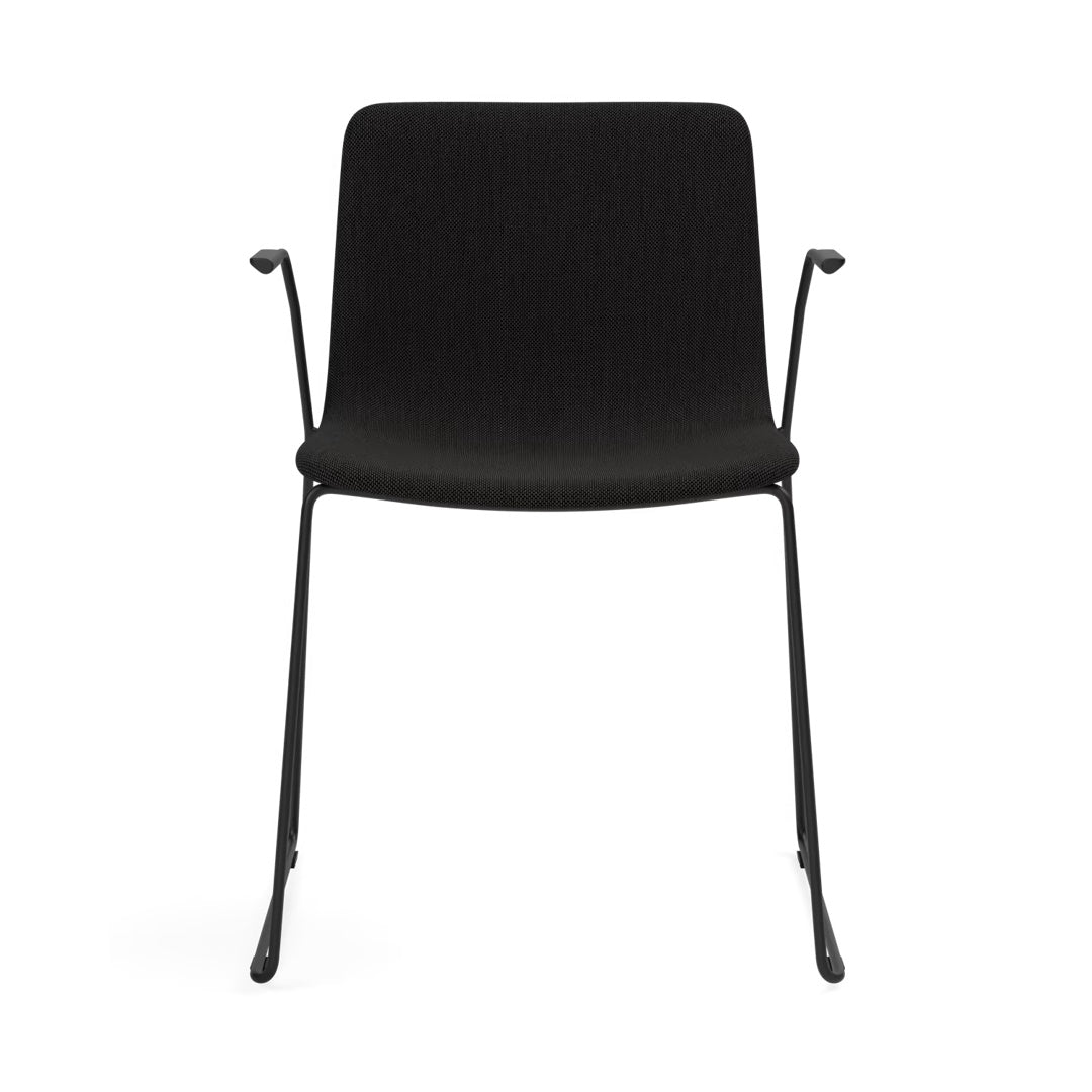 Pato Armchair - Sledge Base, Fully Upholstered - Stackable - ökenhem