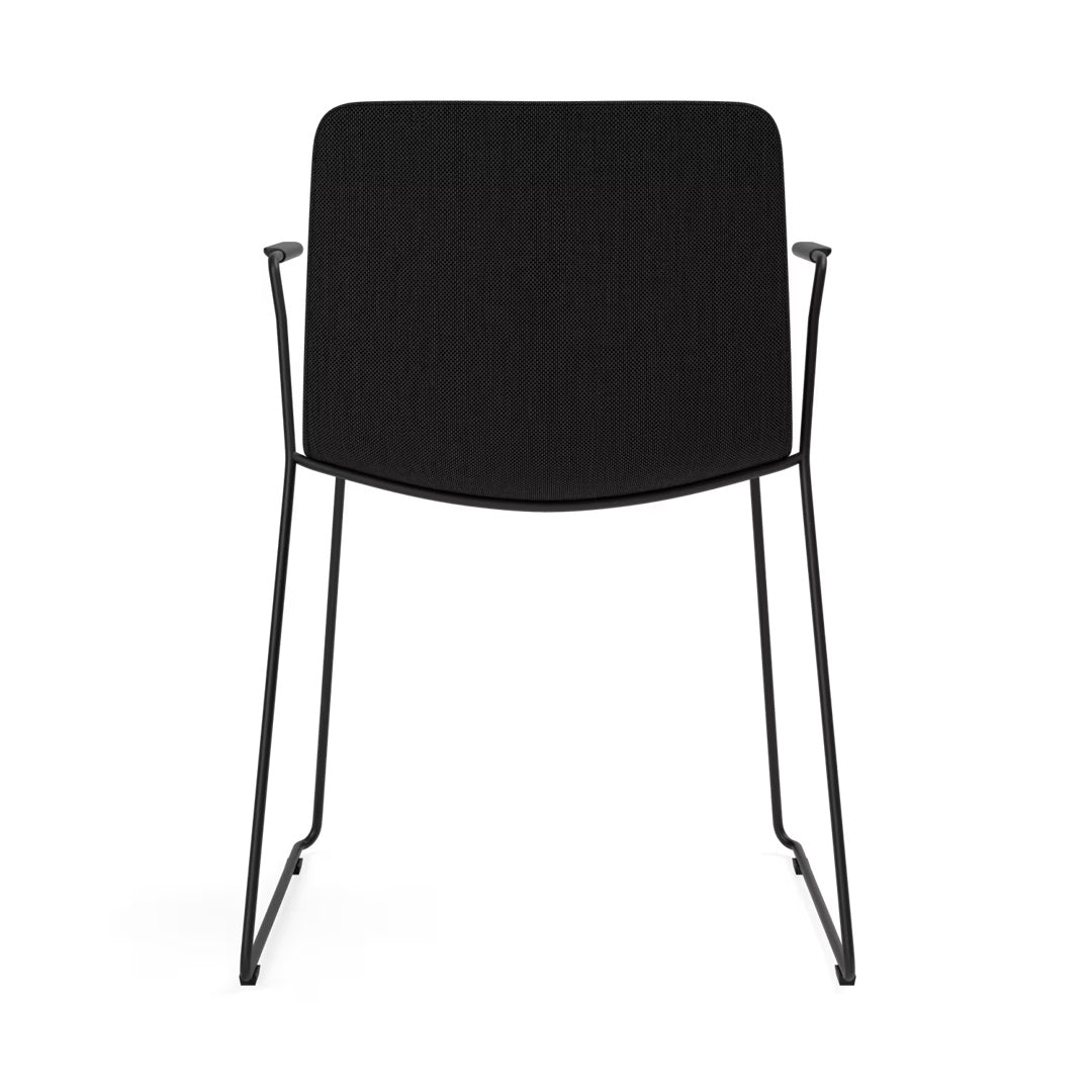 Pato Armchair - Sledge Base, Fully Upholstered - Stackable - ökenhem