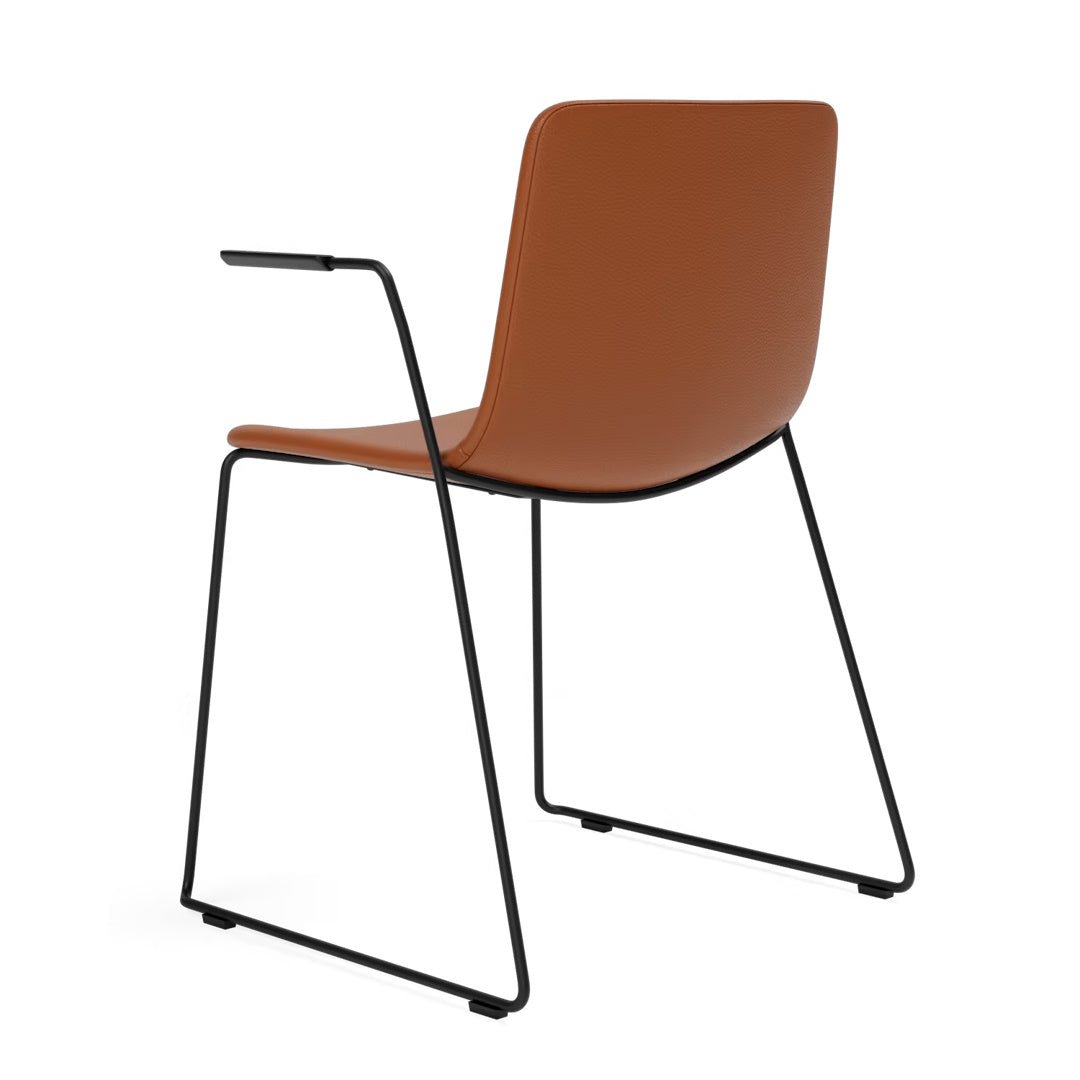 Pato Armchair - Sledge Base, Fully Upholstered - Stackable - ökenhem