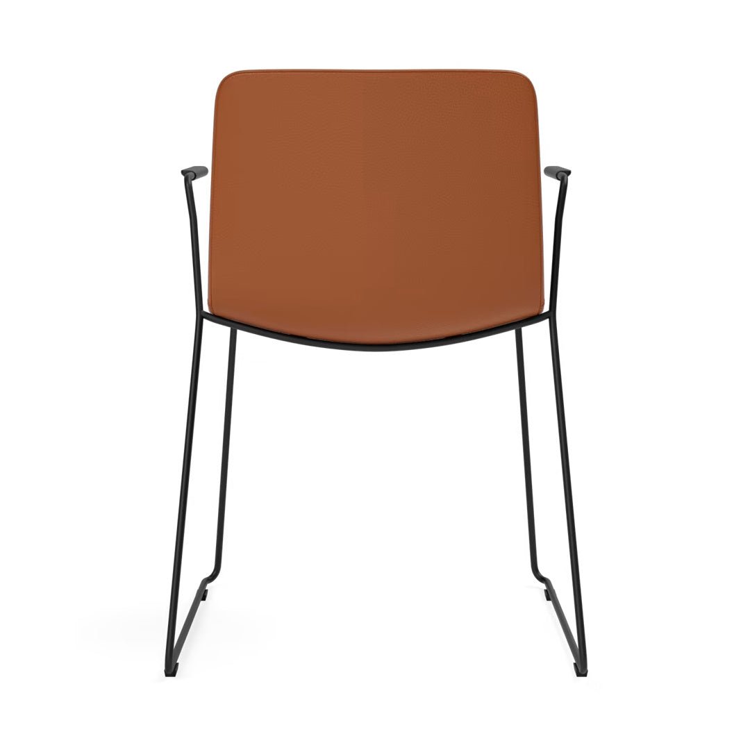 Pato Armchair - Sledge Base, Fully Upholstered - Stackable - ökenhem