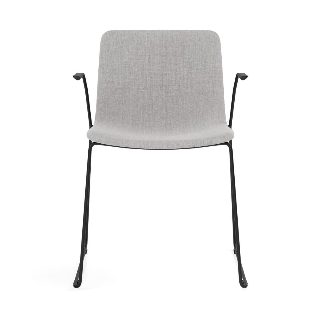 Pato Armchair - Sledge Base, Fully Upholstered - Stackable - ökenhem