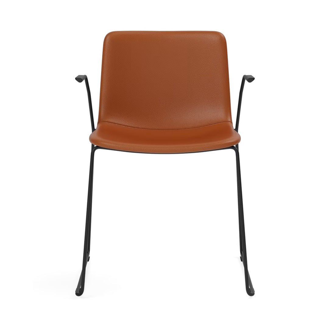 Pato Armchair - Sledge Base, Fully Upholstered - Stackable - ökenhem