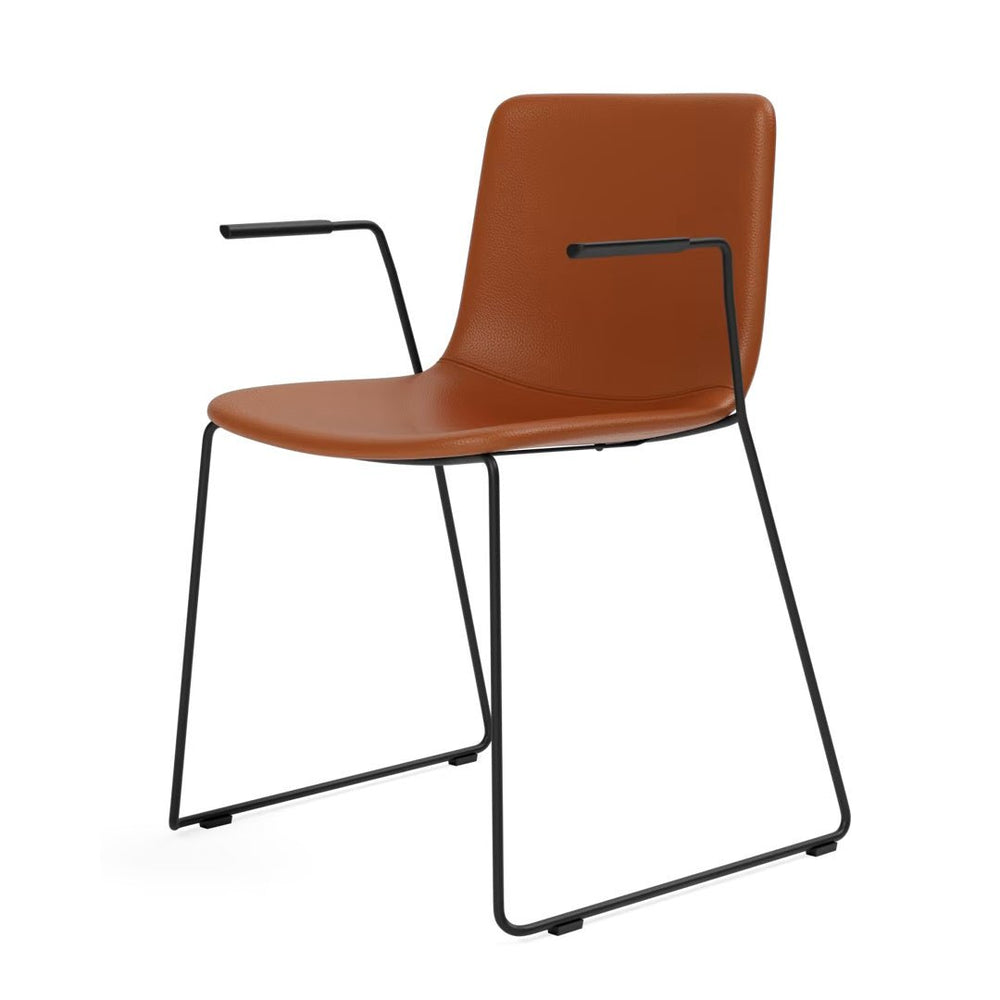 Pato Armchair - Sledge Base, Fully Upholstered - Stackable - ökenhem