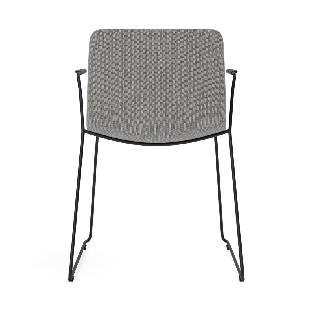 Pato Armchair - Sledge Base, Fully Upholstered - Stackable - ökenhem