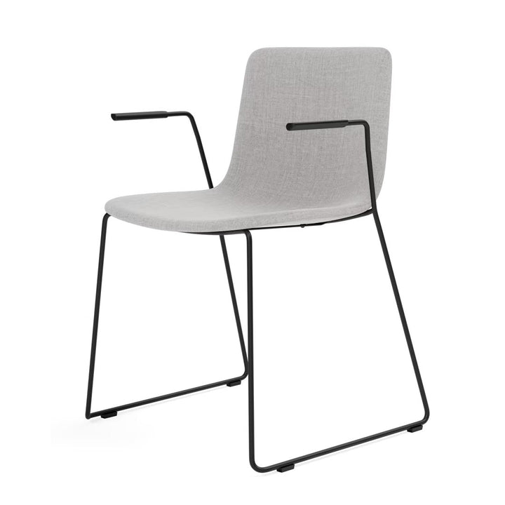 Pato Armchair - Sledge Base, Fully Upholstered - Stackable - ökenhem